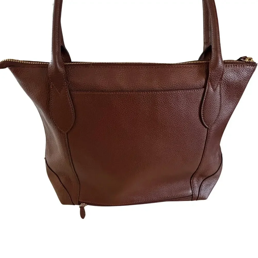 Lodis brown leather